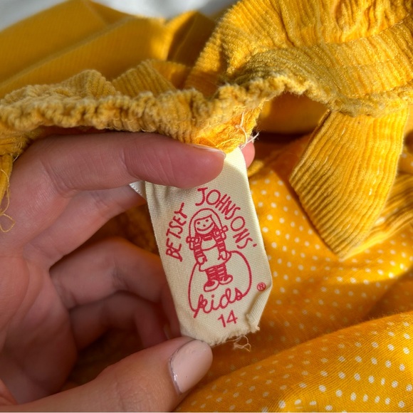 Vintage Betsey Johnson Kids Micro Corduroy Mini Dress - Picture 5 of 7